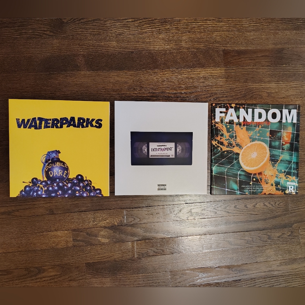 3 Waterparks Vinyl Record Albums Double Dare, Entertainment, FANDOM